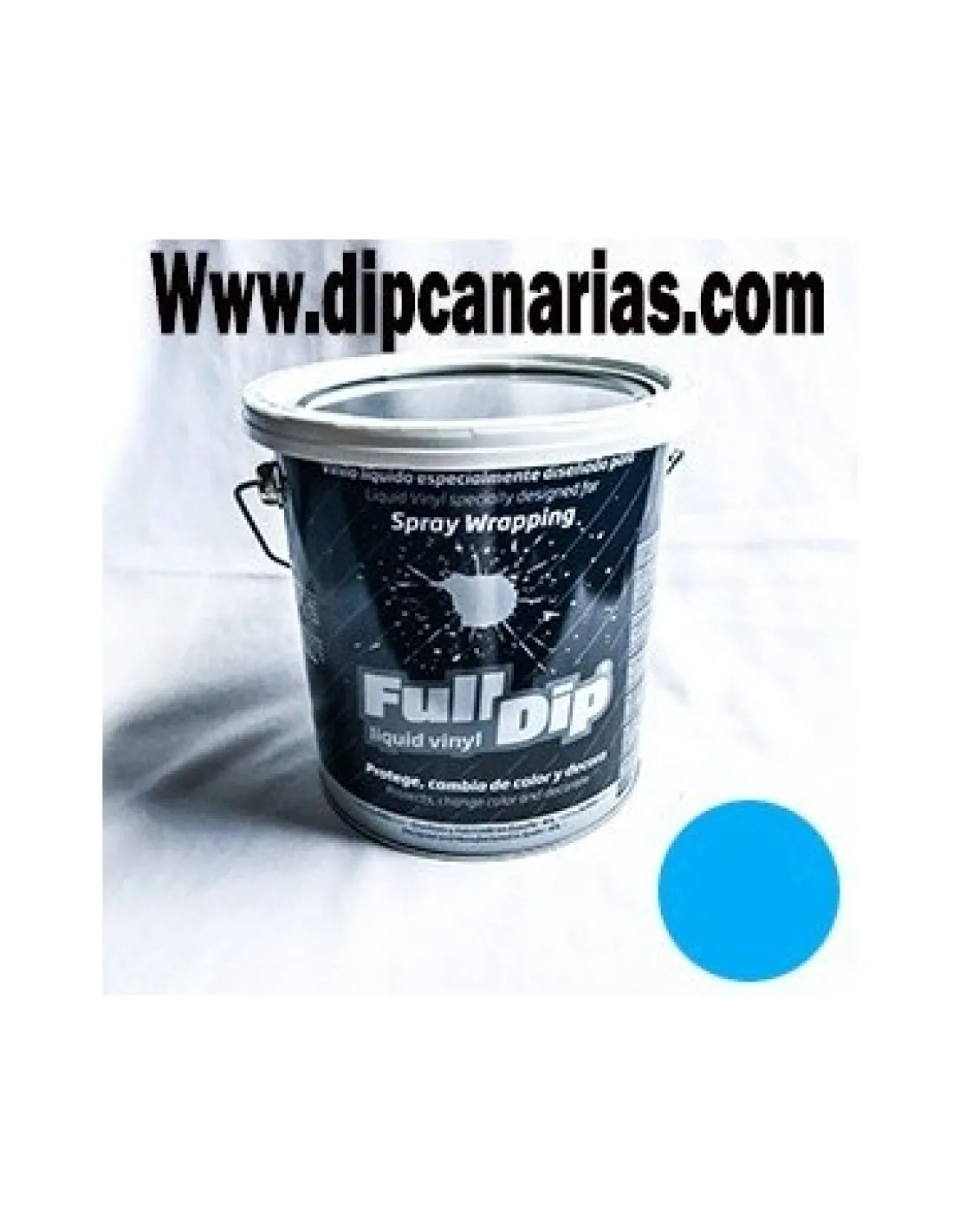 Pack Bote 4L Azul Flúor + Blanco