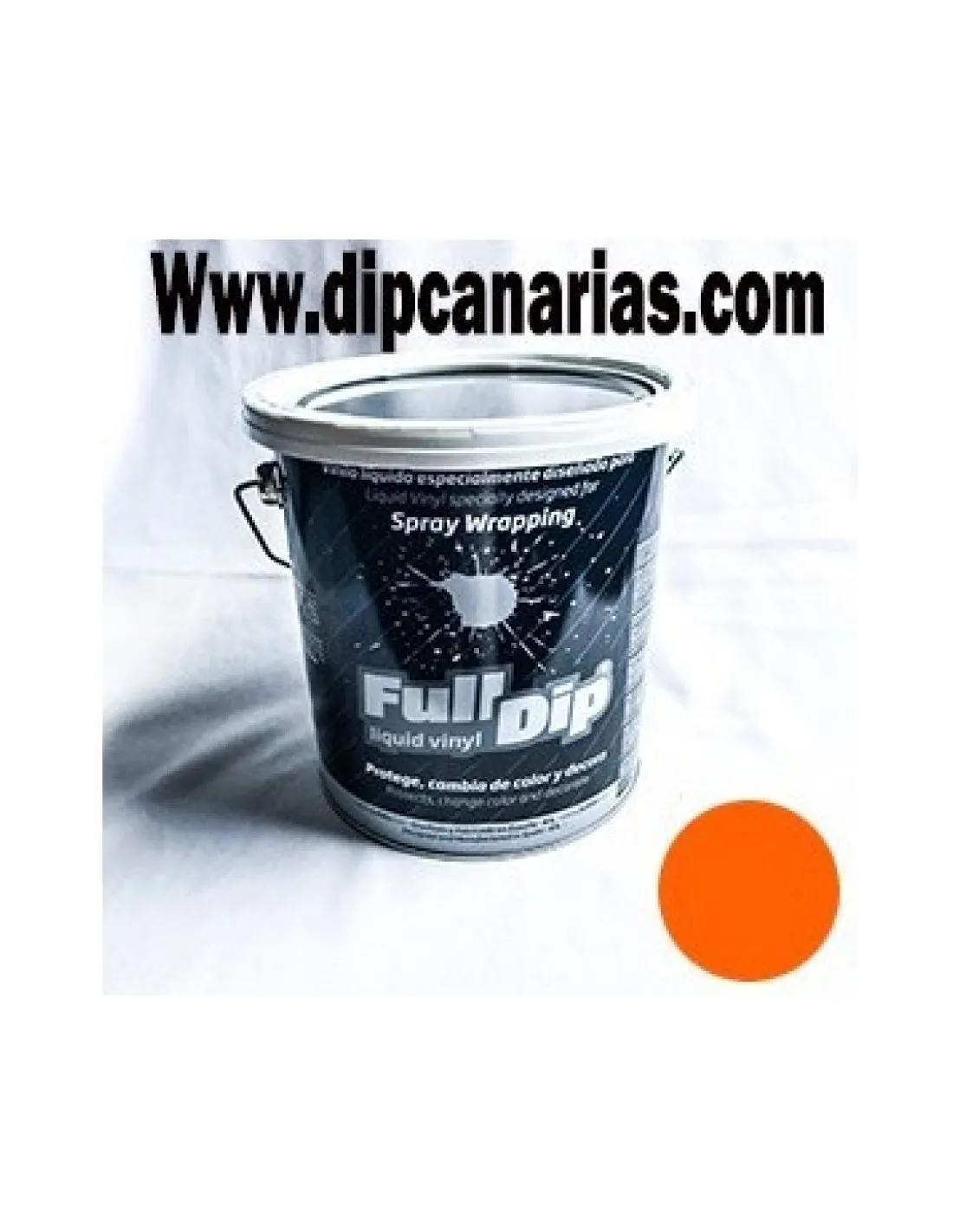 Pack Bote 4L Naranja Flúor + Blanco