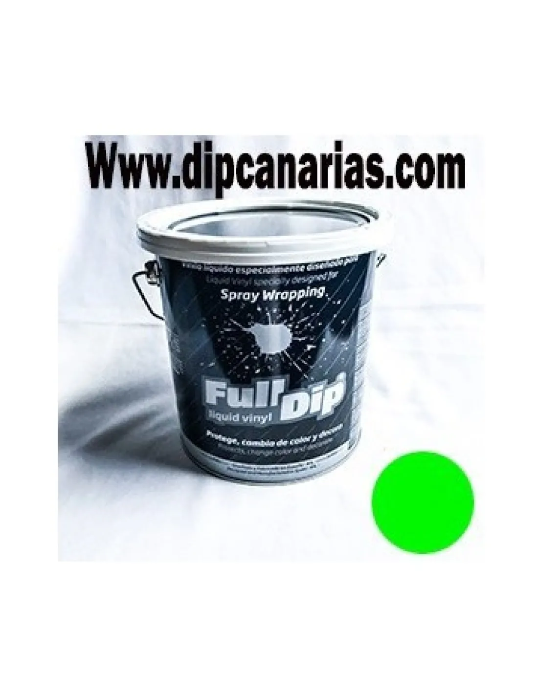 Pack Bote 4L Verde Flúor + Blanco