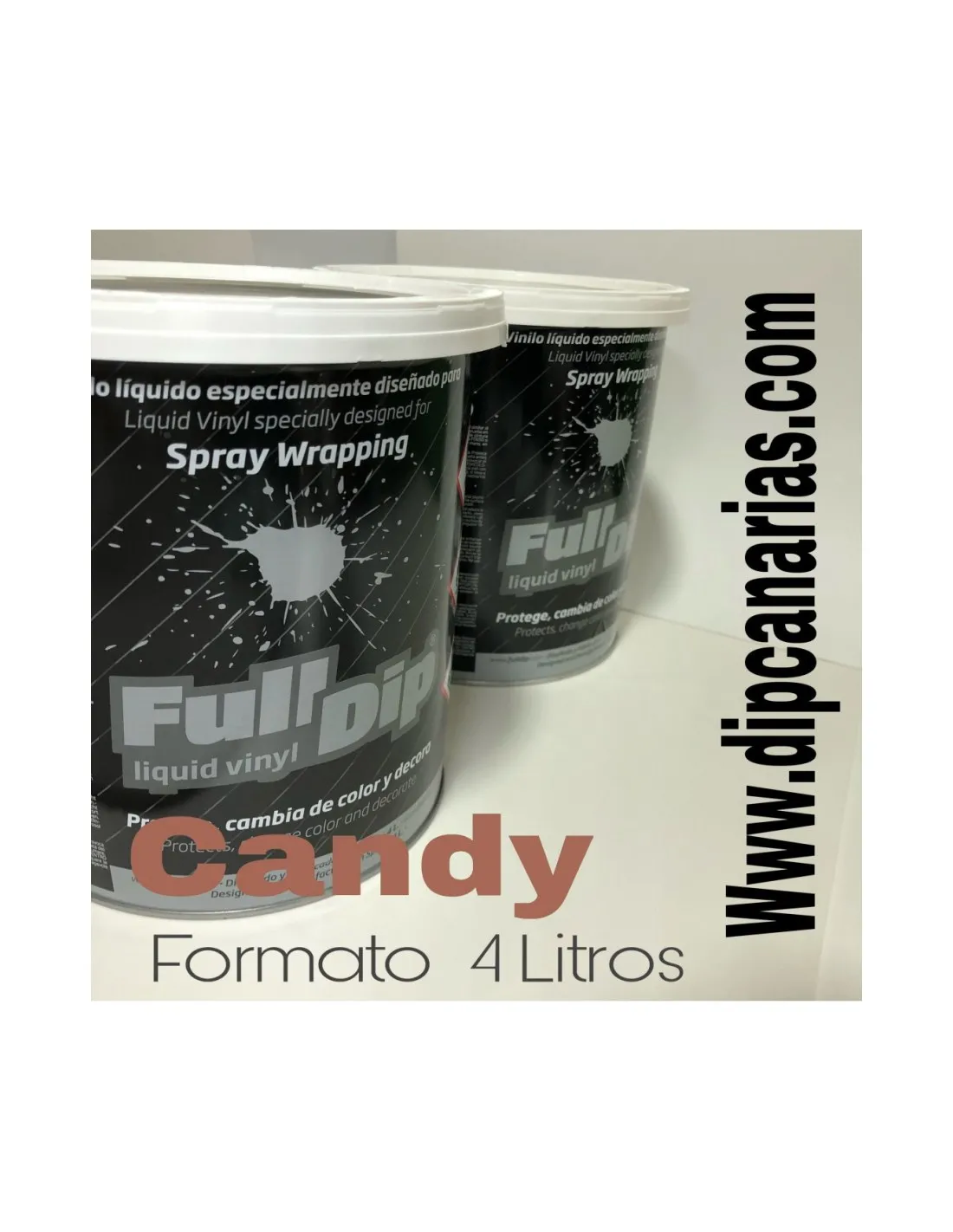 Pack Bote 4L Rojo Marte + Base Negra