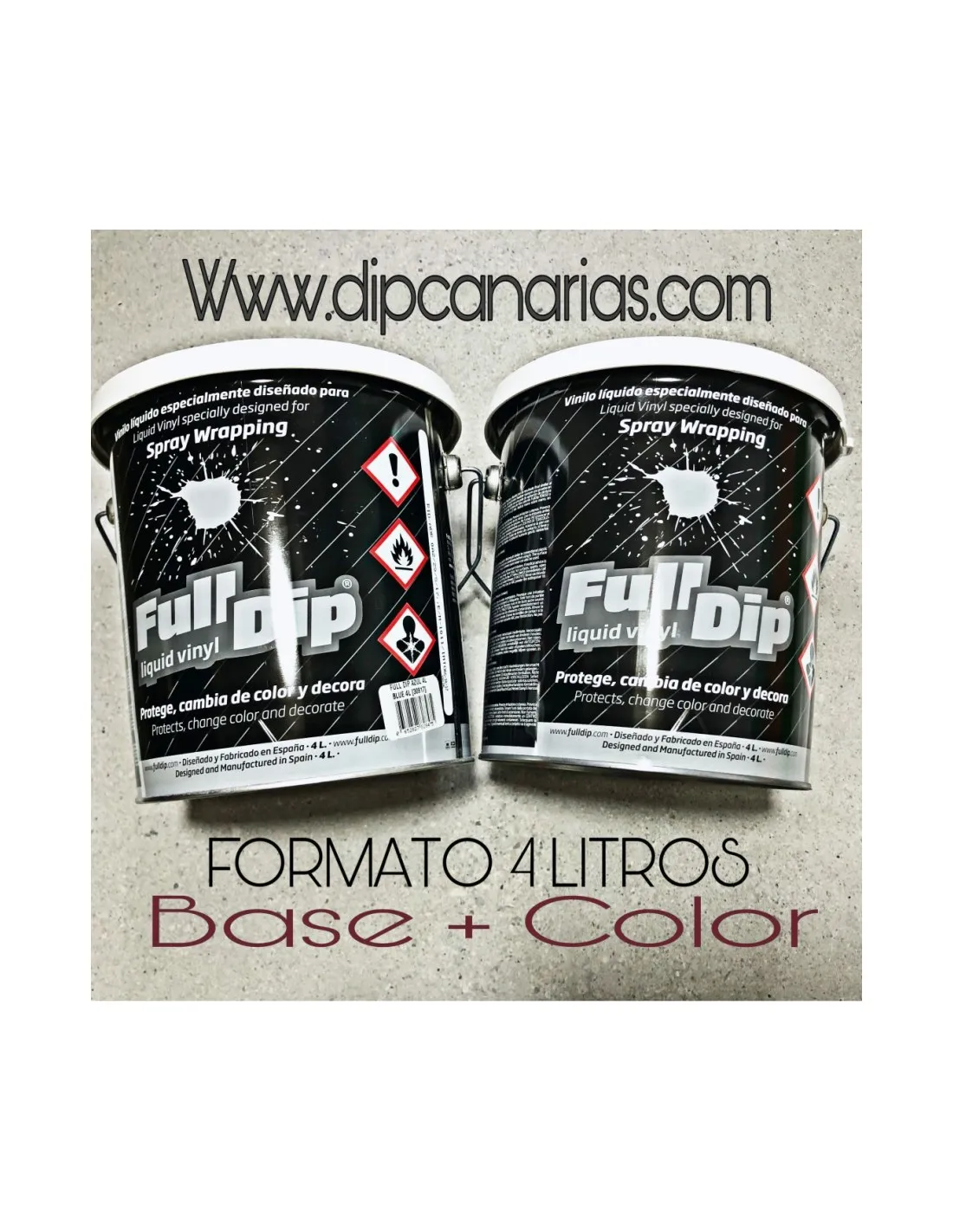 Pack Bote 4L Deep Purple + Base Negra