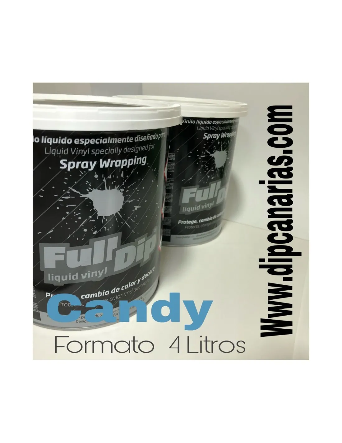 Pack Bote 4L Azul Dulce + Base Negra