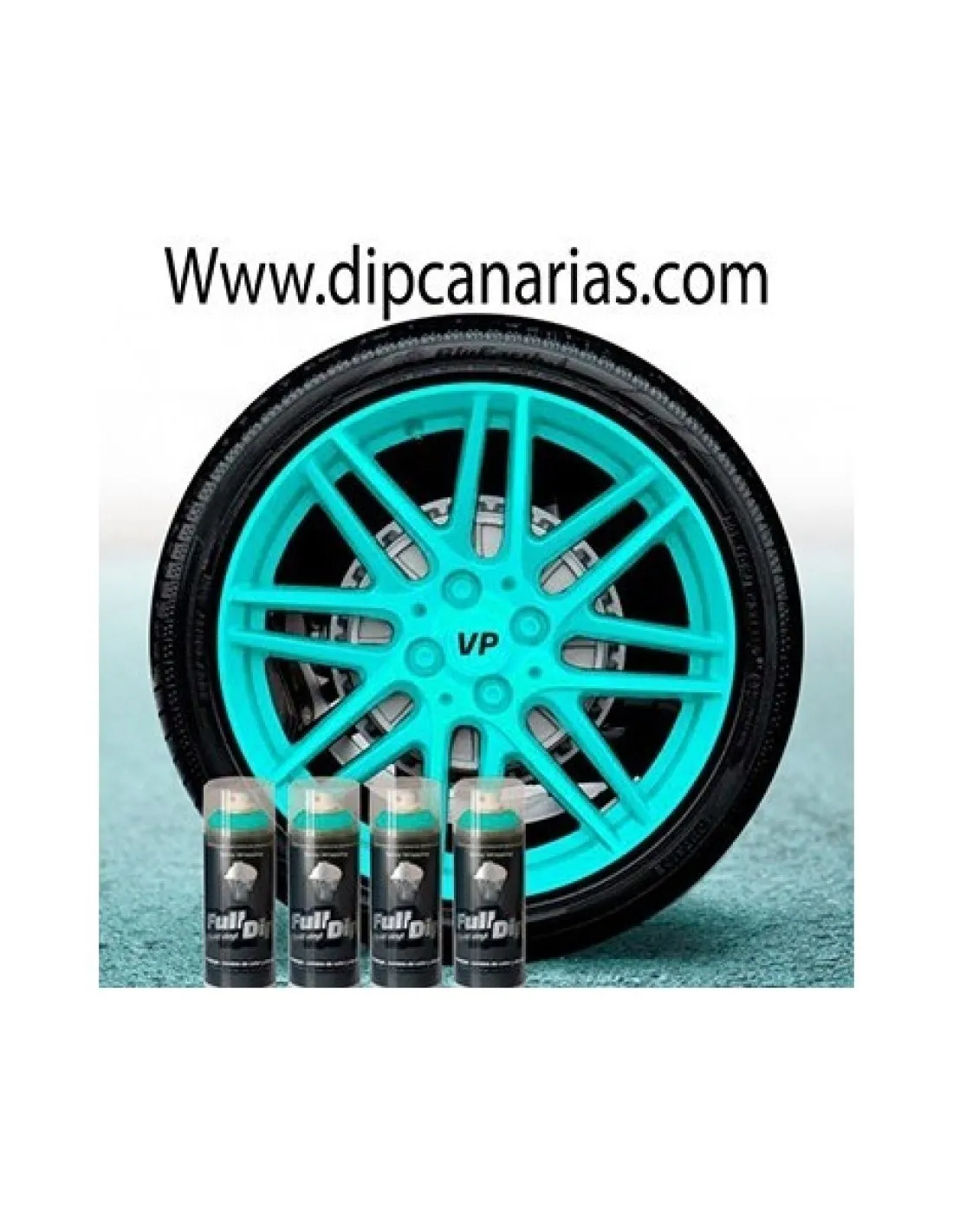 Kit llantas de 16 a 19" Verde Paraíso Sólido