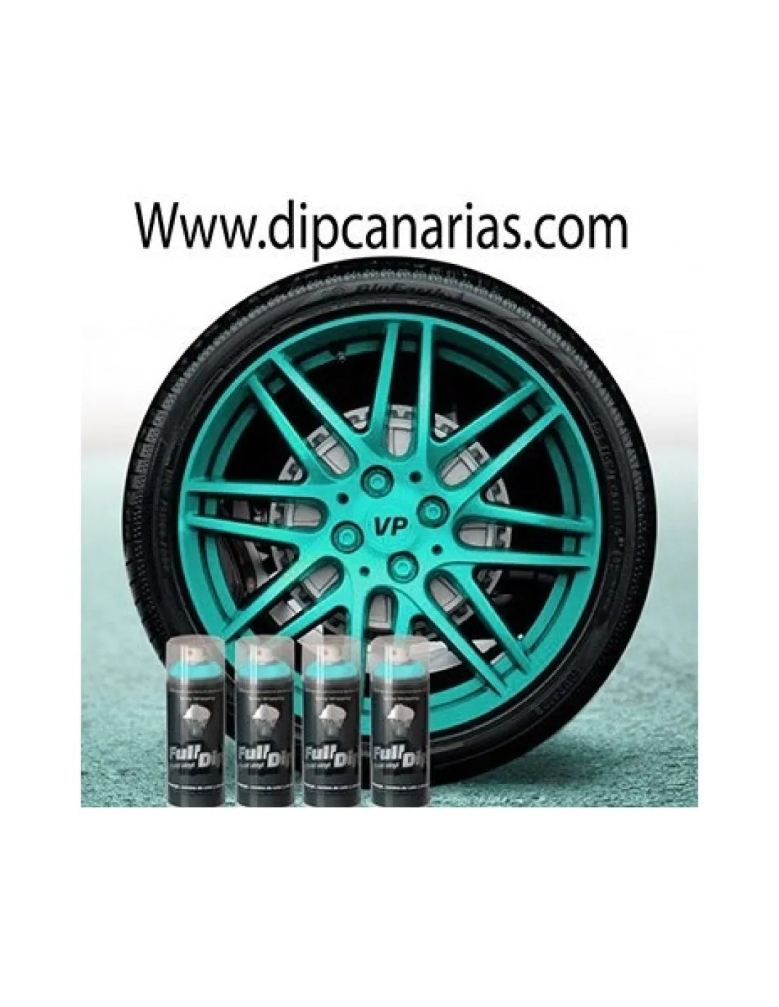 Kit llantas de 16 a 19" Verde Paraíso Metalizado