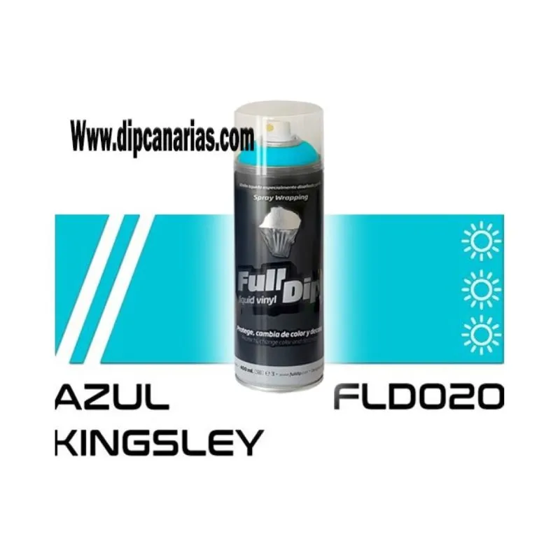 Vinilo Líquido Azul Kingsley 400 ml. Spray