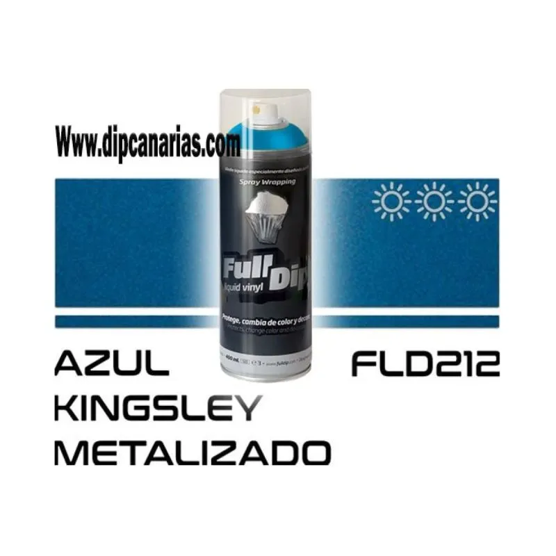 Vinilo Líquido Azul Kingsley 400 ml. Spray