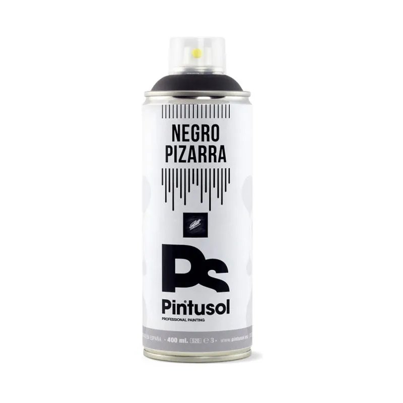 Pintura Efecto Pizarra Negra 400 ml.