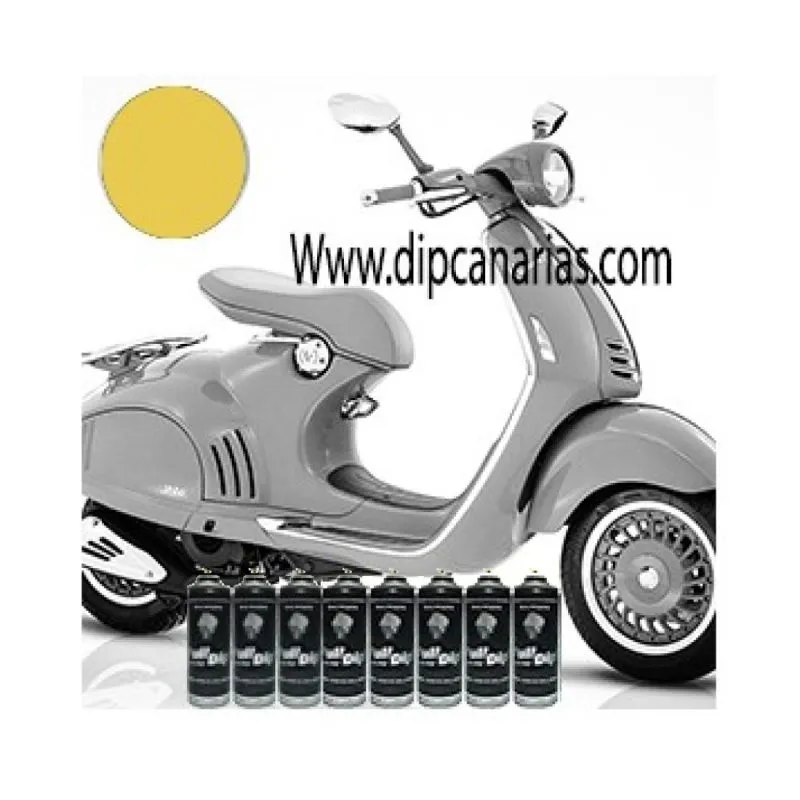 Kit Moto Mediana Amarillo Candy