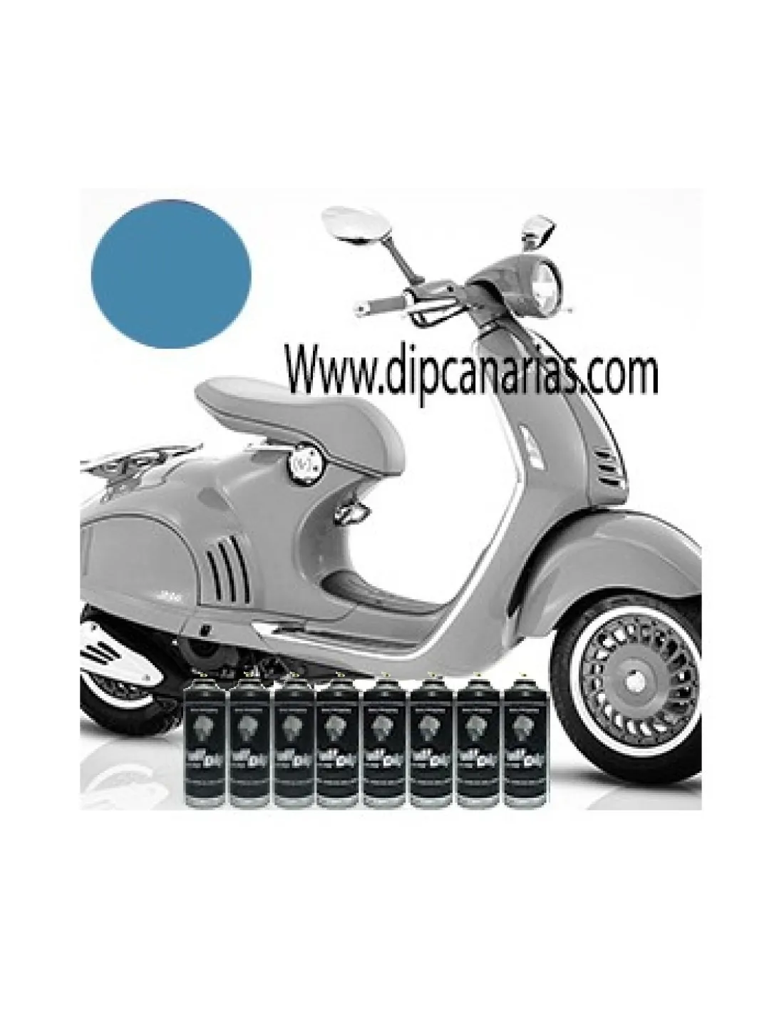 Kit Moto Mediana Azul Dulce Candy