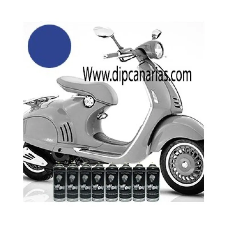 Kit Moto Mediana Azul Sólido