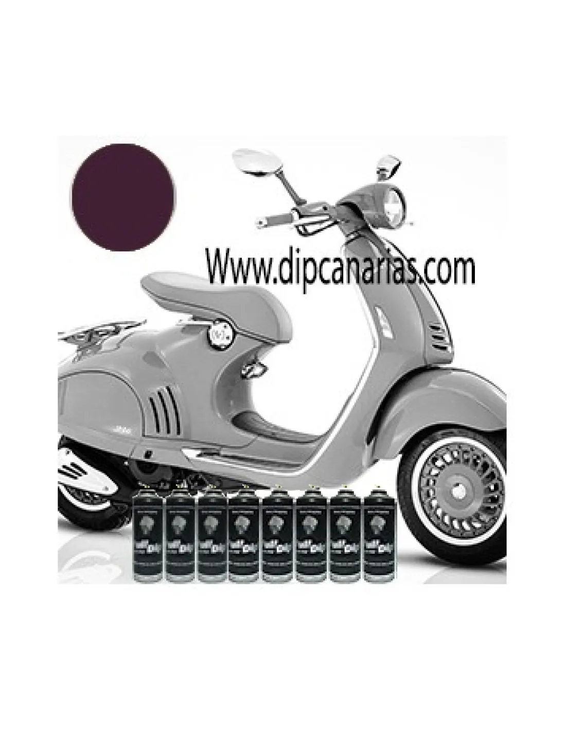 Kit Moto Mediana Deep Purple Candy