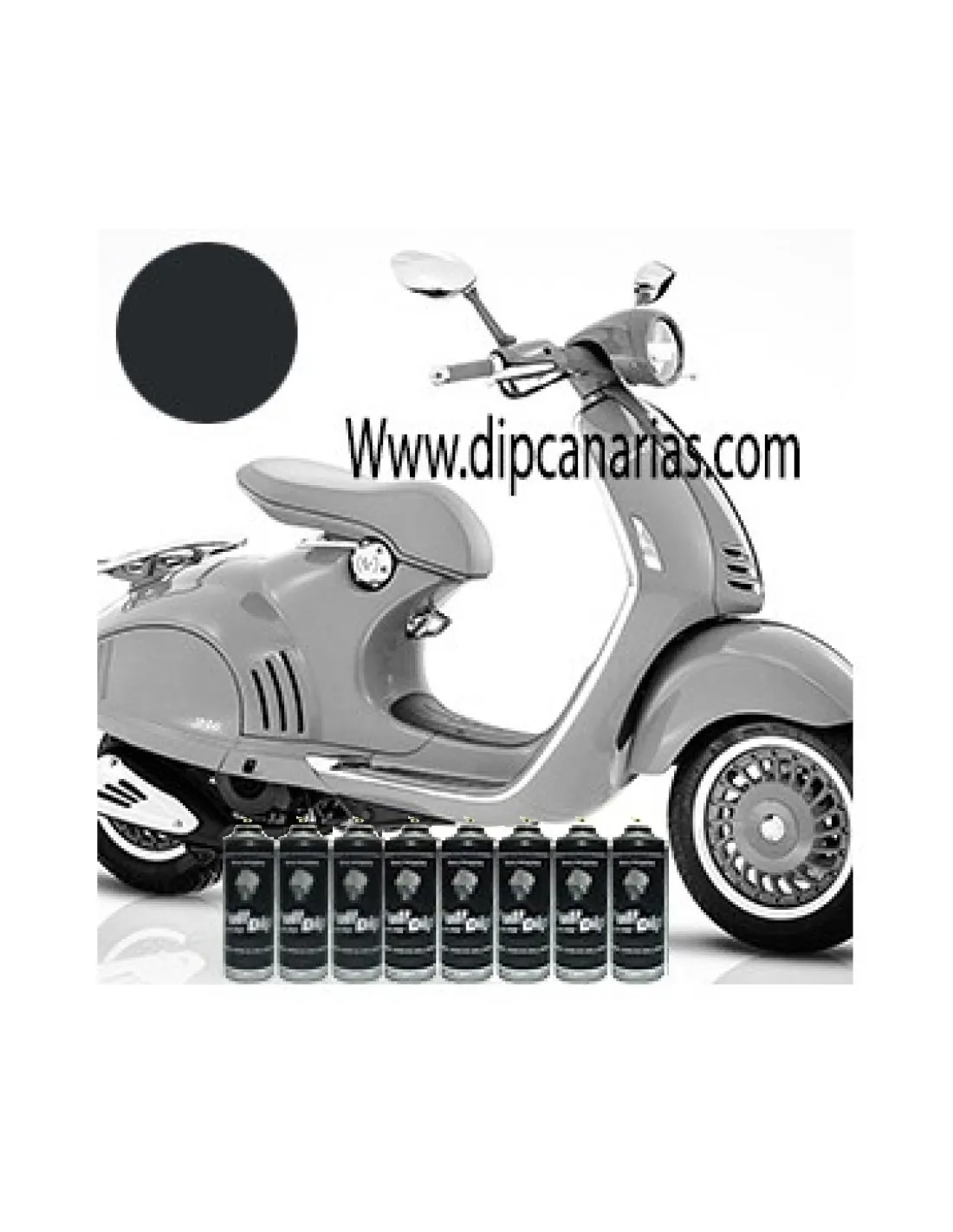 Kit Moto Mediana Gun Metal Sólido