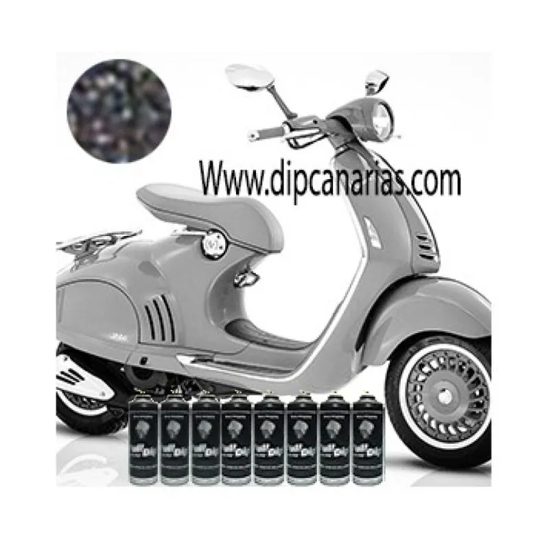 Kit Moto Mediana Hyper Black Metalizado