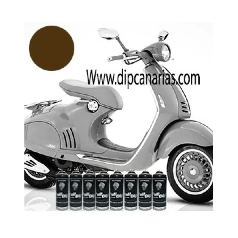 Kit Moto Mediana Marrón Militar Sólido