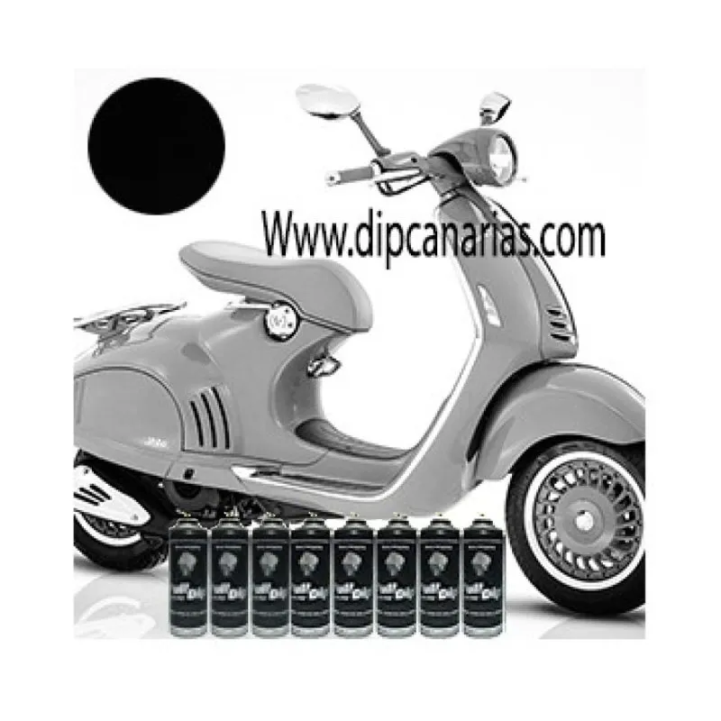 Kit Moto Mediana Negro Metalizado