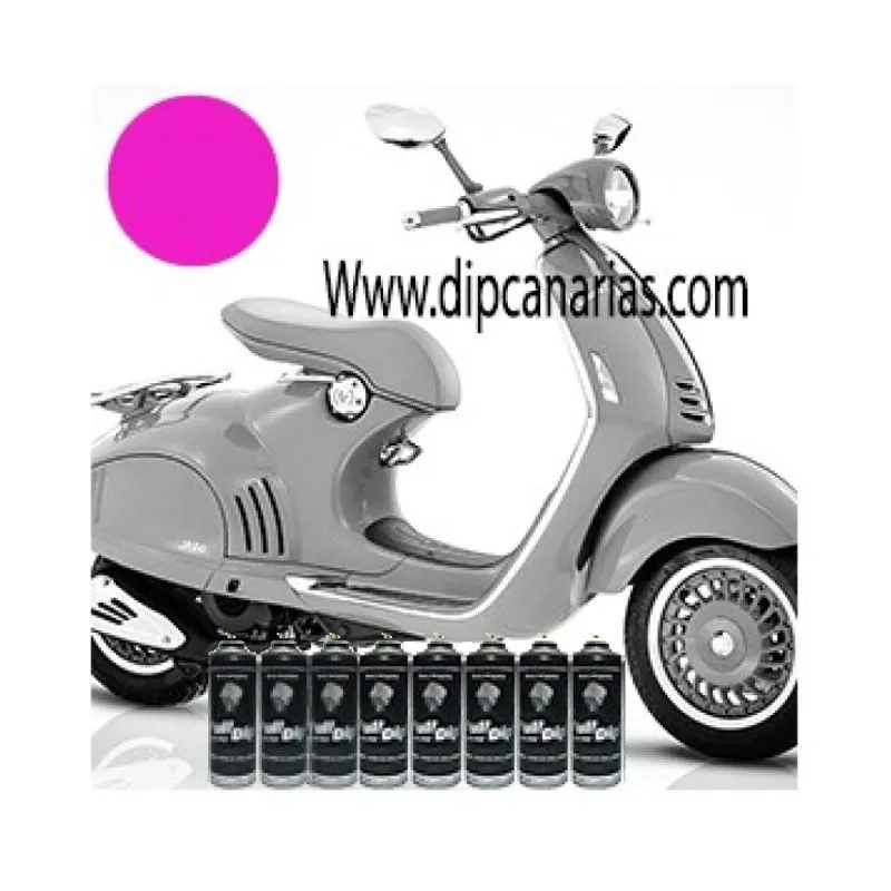 Kit Moto Mediana Rosa Fluorescente