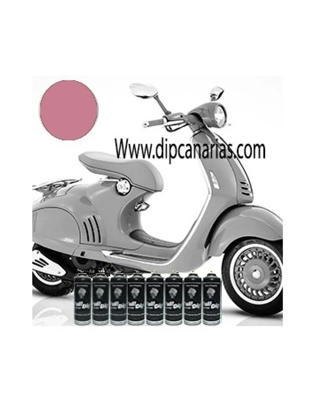 Kit Moto Mediana Rosa Pastel Candy