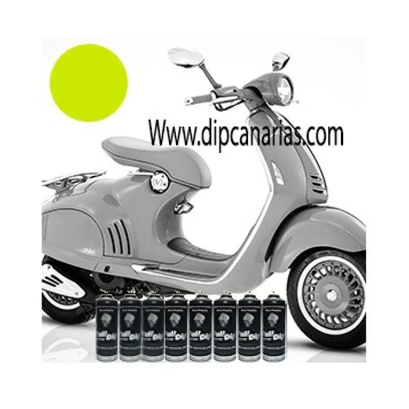 Kit Moto Mediana Verde Fluorescente