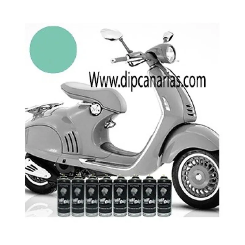 Kit Moto Mediana Verde Paraíso Metalizado