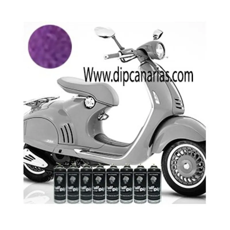 Kit Moto Mediana Violeta Metalizado