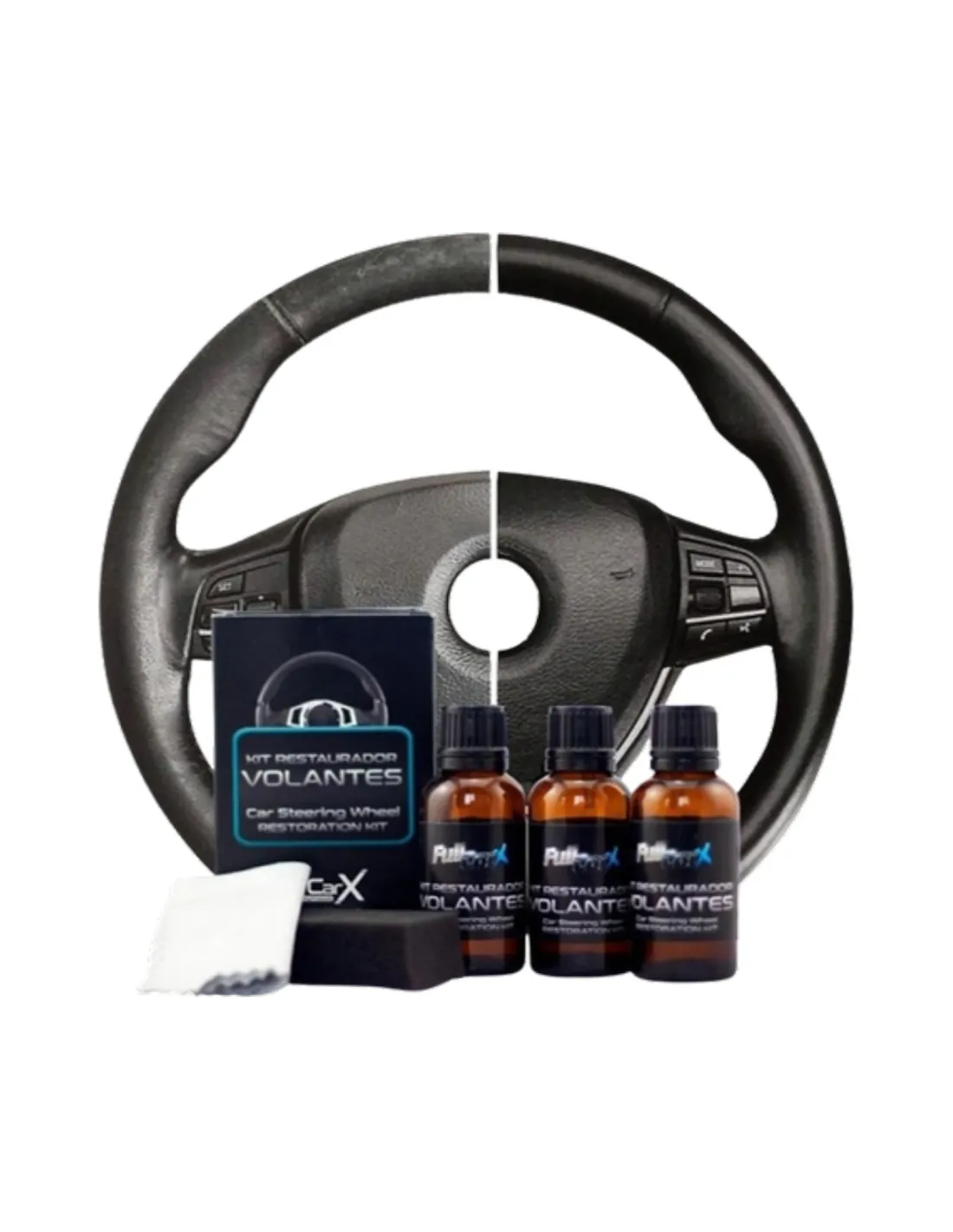 Kit Restaurador Volante de Cuero