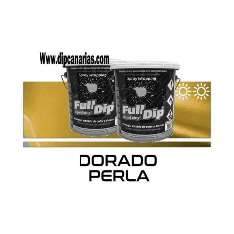 Pack Bote 4L Dorado Perla + Blanco