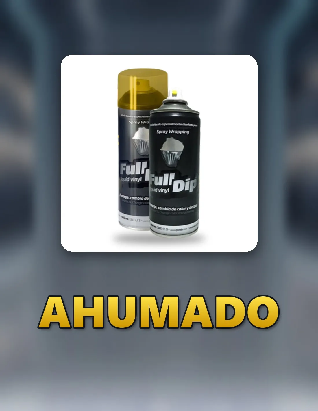 Pack Vinilo Líquido Ahumado Amarillo + Vinilo Transparente