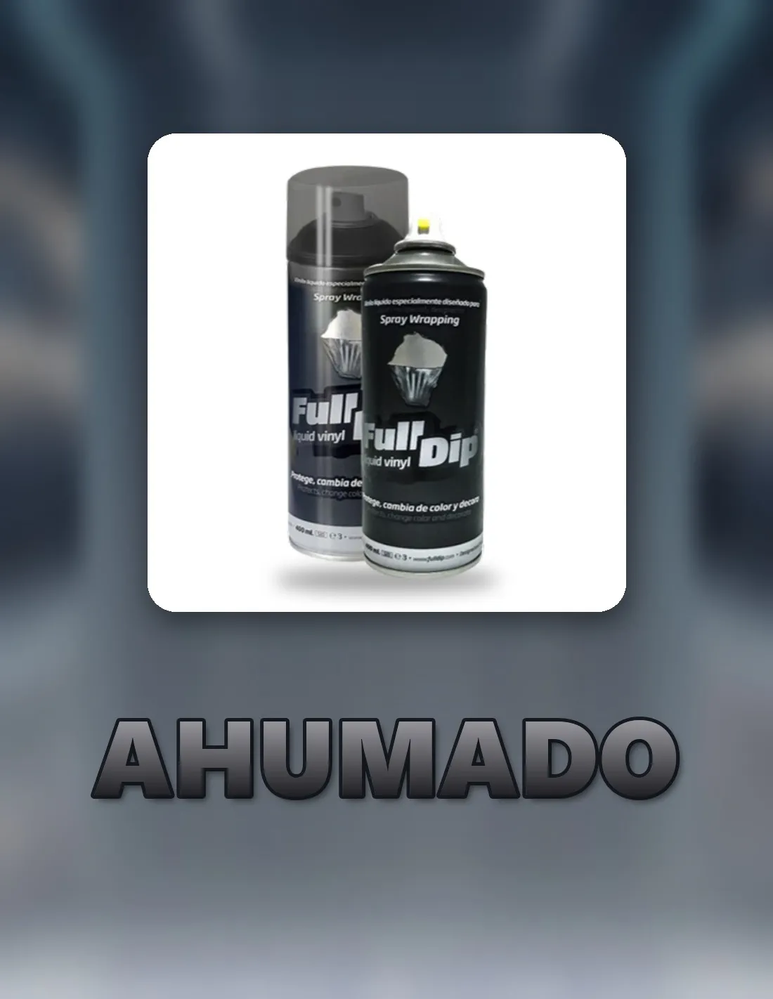 Pack Vinilo Líquido Ahumado Negro + Vinilo Transparente
