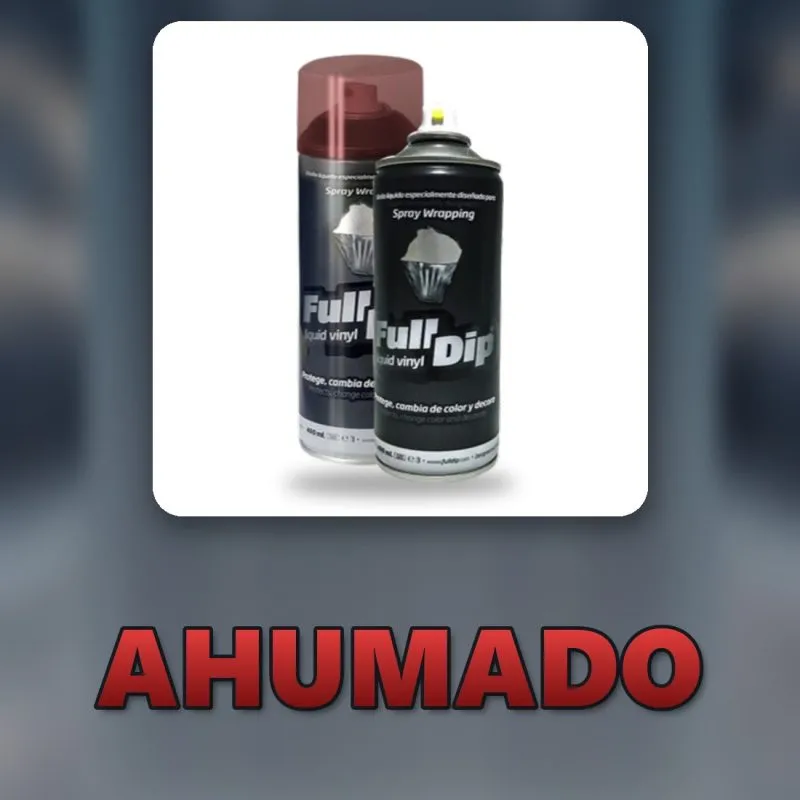 Pack Vinilo Líquido Ahumado Rojo + Vinilo Transparente