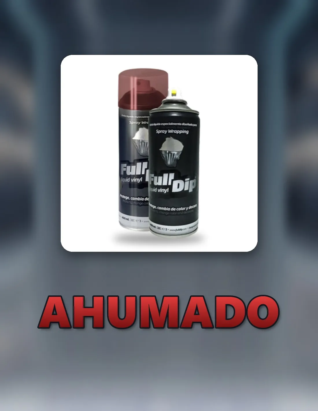 Pack Vinilo Líquido Ahumado Rojo + Vinilo Transparente