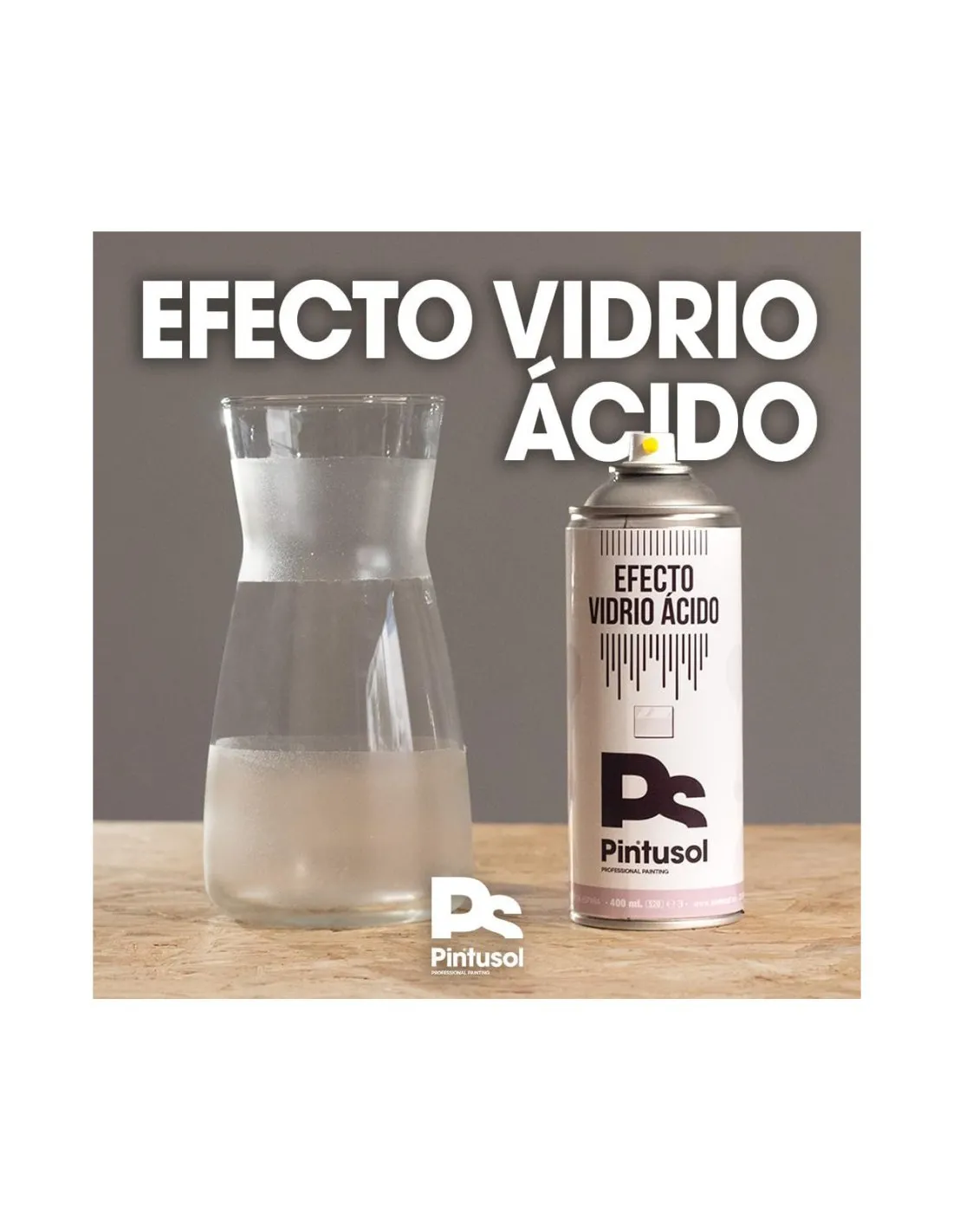 Pintura Efecto Vidrio Ácido 400 ml - Imagen 2