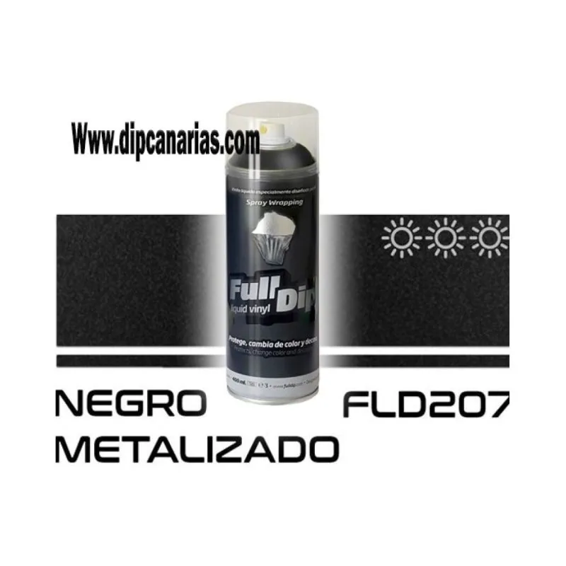 Vinilo Líquido Negro Metalizado 400 ml Spray